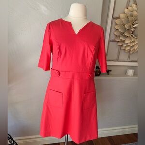 Borden Dress Womens Wool Blend Short‎ Sleeve Sheath Mini Dress Size 14R